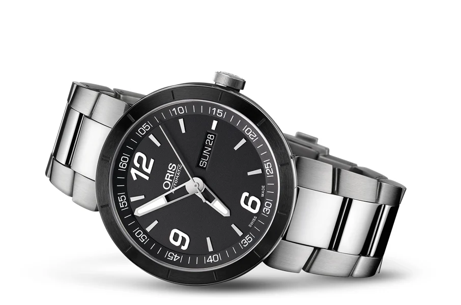 Oris Day Date 01 735 7651 4174-07 8 25 10 43 mm kol saati