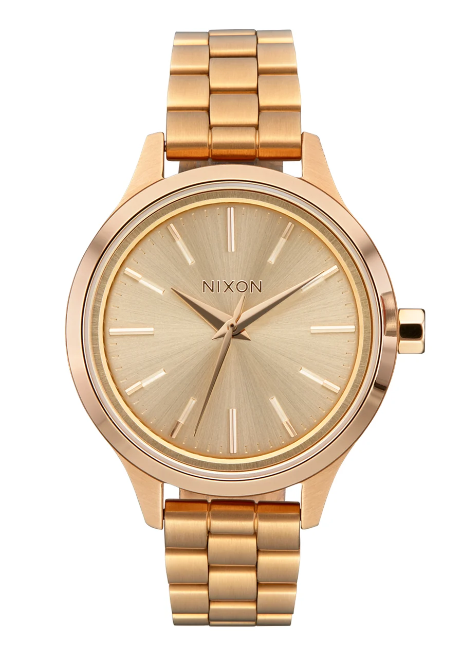 Nixon US Optimist - All Light Gold A1342-5087-00 33.5 mm kol saati