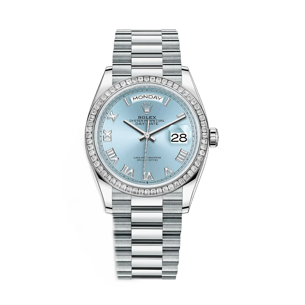 Rolex Day-Date 128396TBR-iblue 36 mm kol saati