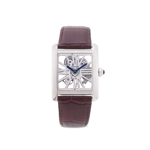 Cartier CARTIER, REF. W5310026, TANK MC SKELETON, PALLADIUM kol saati