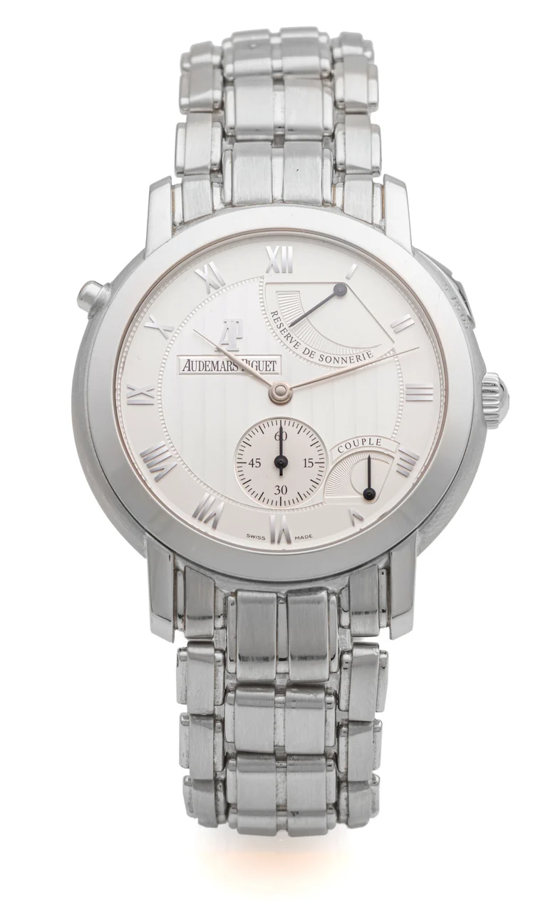 Audemars Piguet AUDEMARS PIGUET, REF. 26052, JULES AUDEMARS, DYNAMOGRAPHE, CARILLON, GRANDE SONNERIE, MINUTE REPEATING, PLATINUM kol saati