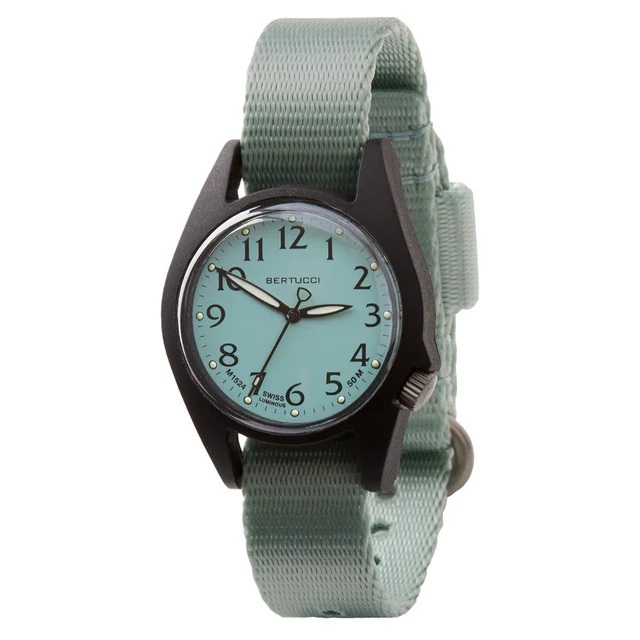 Bertucci Field Watch with Sage Dial #18509 kol saati