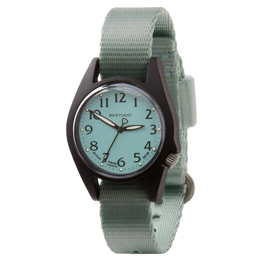 Bertucci Field Watch with Sage Dial #18509 kol saati