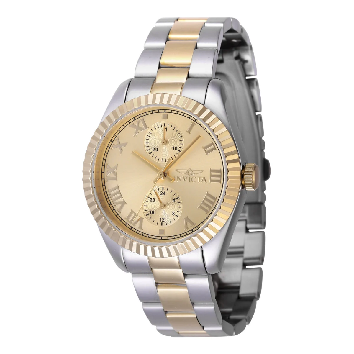 Invicta Open Box Specialty Belmont Watch - 36mm. Gold, Steel (AIC-47442) 36 mm kol saati