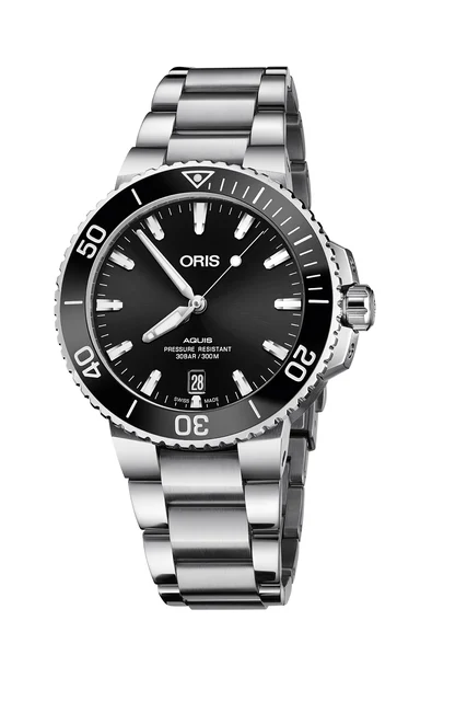 Oris Aquis Date 01 733 7732 4134-07 8 21 05PEB kol saati