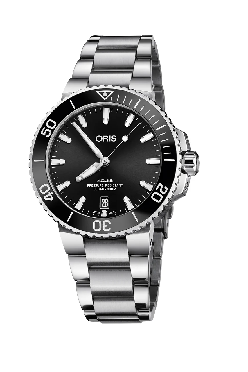 Oris Aquis Date 01 733 7732 4134-07 8 21 05PEB 39.5 mm kol saati