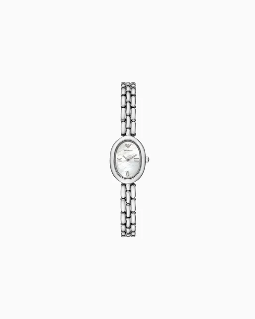 Emporio Armani Two-Hand Stainless Steel Watch AR11720 kol saati