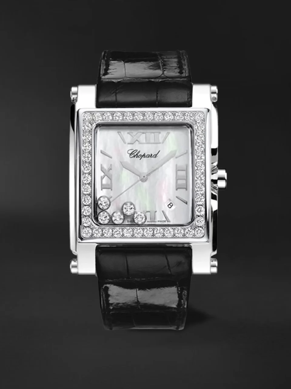 Chopard Happy Sport Square 288448-2001 35.5 mm kol saati