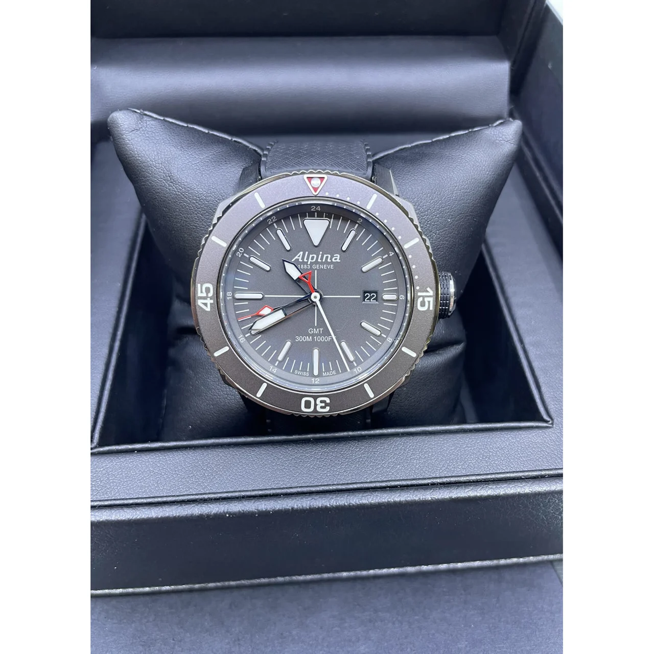 ALPINA GMT Seastrong Quartz AL-247LGG4TV6 210000015891 kol saati
