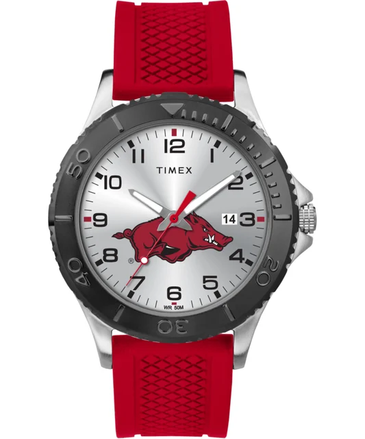 Timex Gamer Red Arkansas Razorbacks TWZUARKMF kol saati