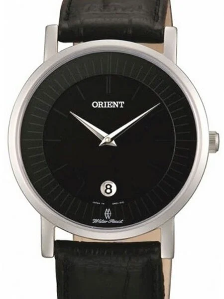 Orient Class Quartz Dress Watch with Sapphire Crystal and Black Dial #GW01009B kol saati