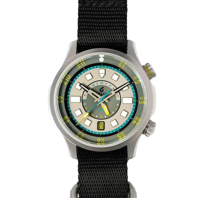 BOLDR Supply Co. BOLDR x Worn & Wound 3XT Grey GMT Limited Edition #BOLDR-3XT-Grey kol saa