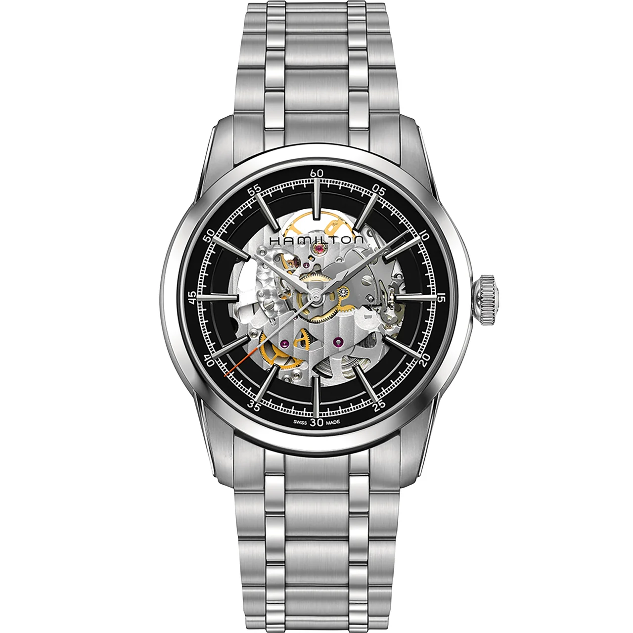 Hamilton American Classic RailRoad Skeleton Auto H40655131 42 mm kol saati