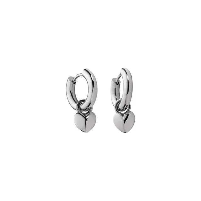 Default Ocean Heart Ohrring Silber PH-JE-0167 kol saati