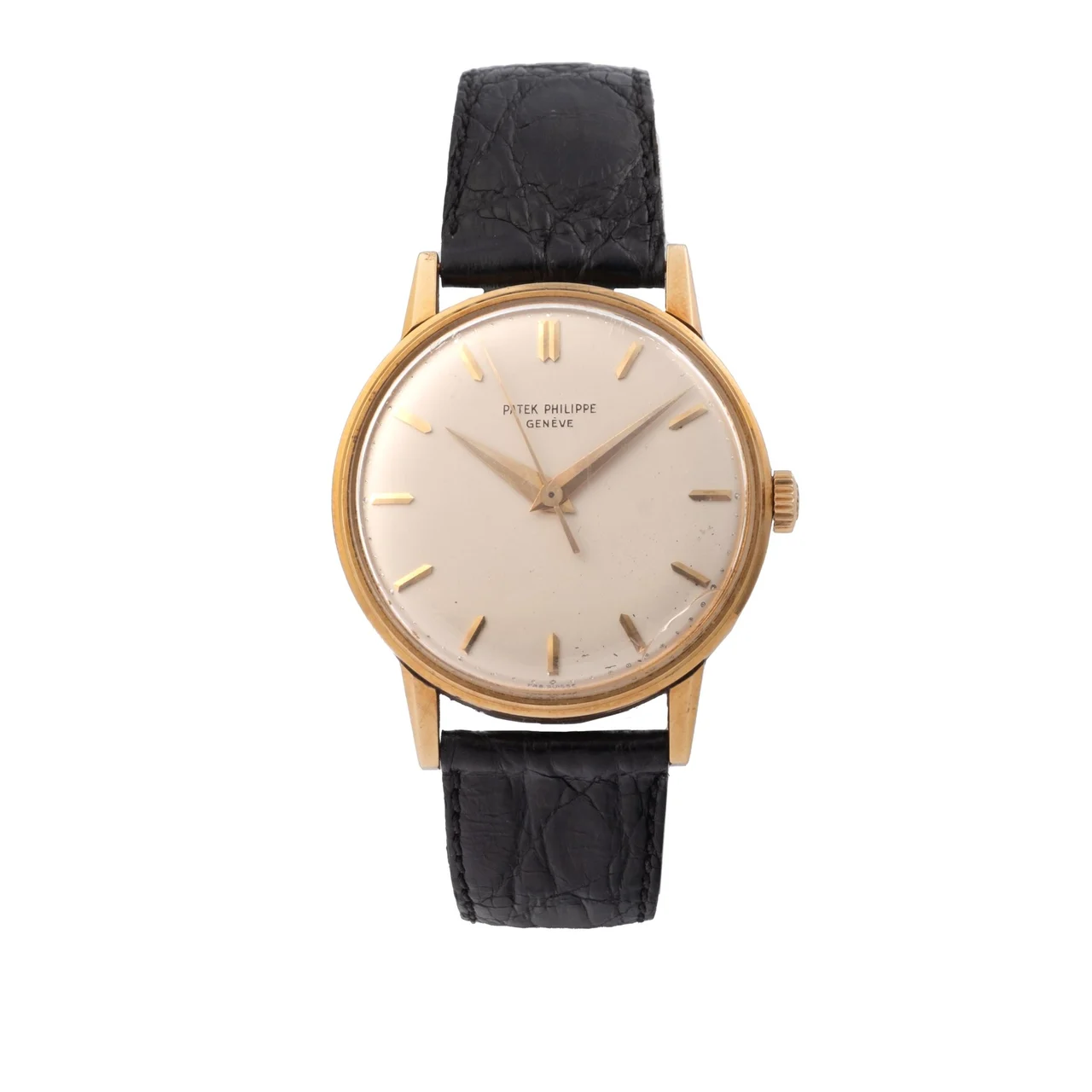 Patek Philippe PATEK PHILIPPE, REF. 3411, RETAILED BY TIFFANY A fine, manual wind, center-seconds wristwatch. kol saati