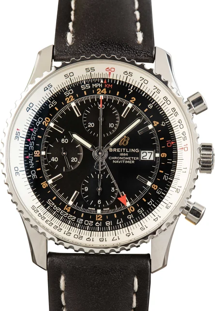 Breitling Navitimer Chronograph Black Dial A24322121B2A1 kol saati