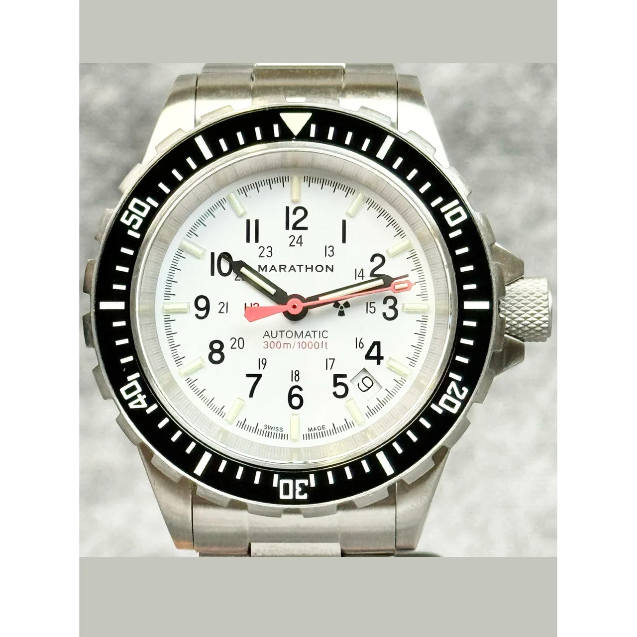 Marathon GSAR Artic on Steel Bracelet 210000079512 41 mm kol saati
