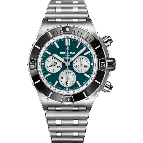 Breitling Super Chronomat B01 Chronograph 44 NFL Philadelphia Eagles AB01361C1L5A1 44 mm kol saati