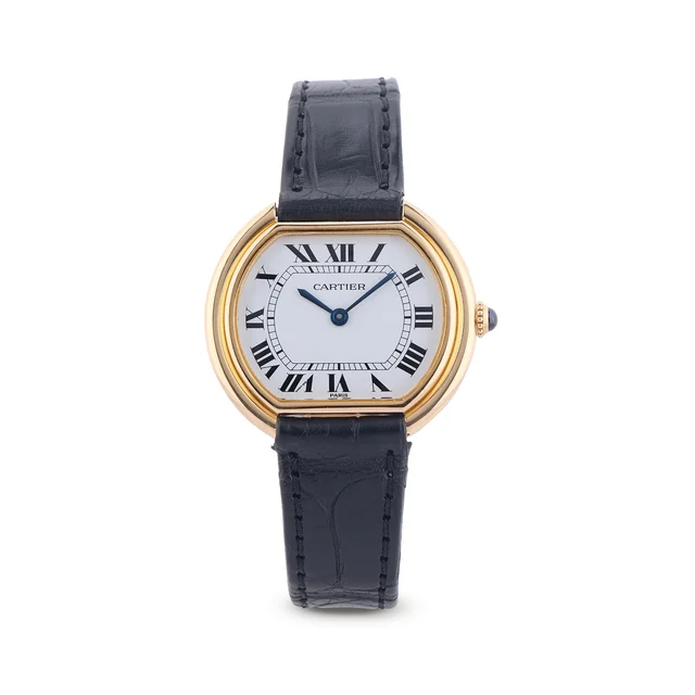 Cartier CARTIER, REF. 78091, ELLIPSE, 18K YELLOW GOLD kol saati