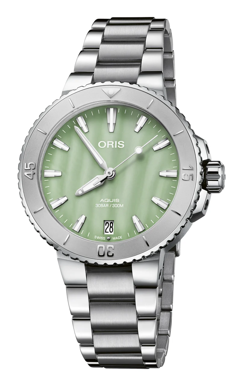 Oris Aquis Date 01 733 7770 4157-07 8 18 05P 36.5 mm kol saati