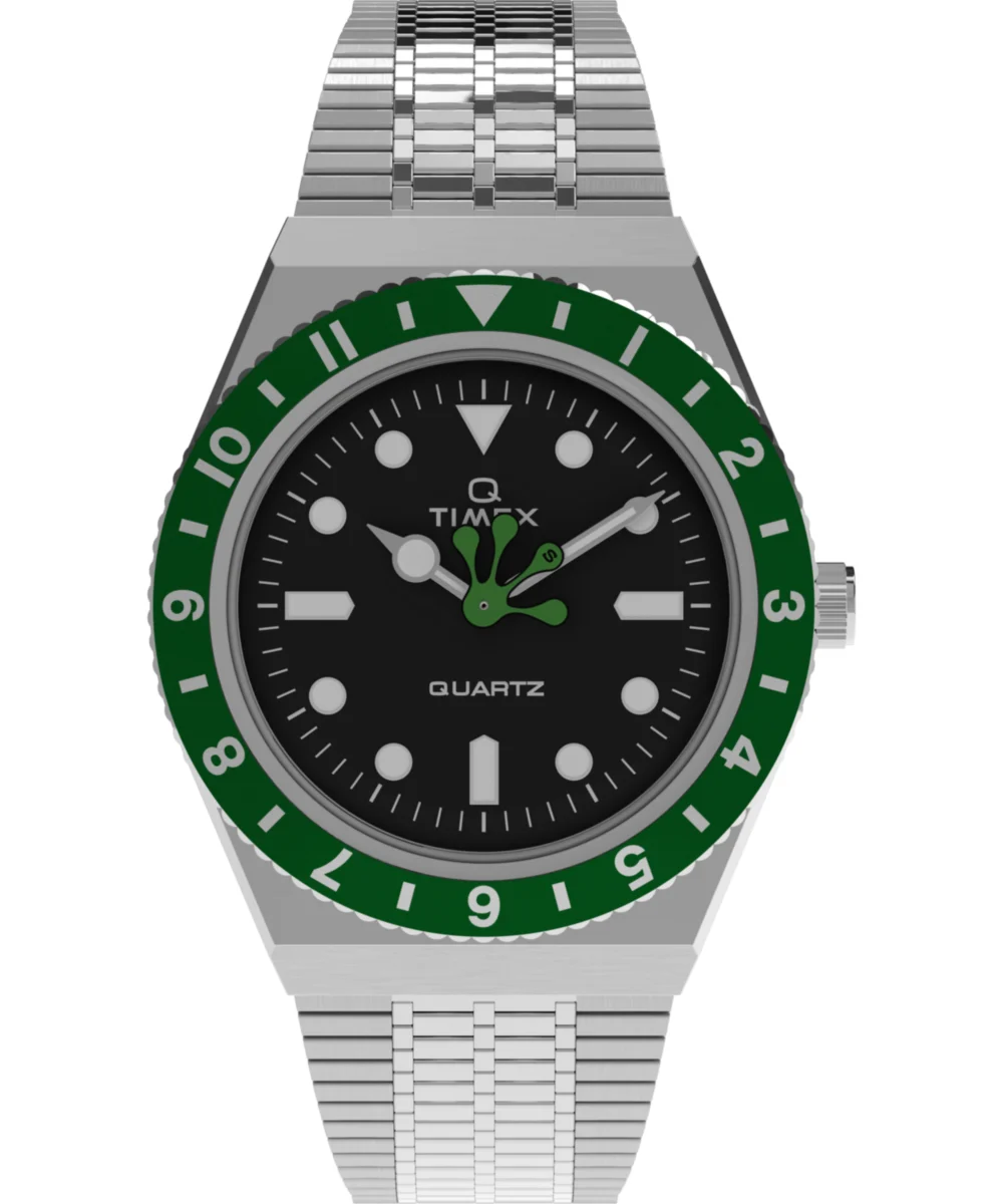 Timex seconde/seconde/ 38mm Stainless Steel Bracelet Watch TW2Y48100JR 38 mm kol saati