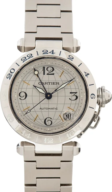 Cartier Pasha GMT Stainless Steel W31029M7 kol saati