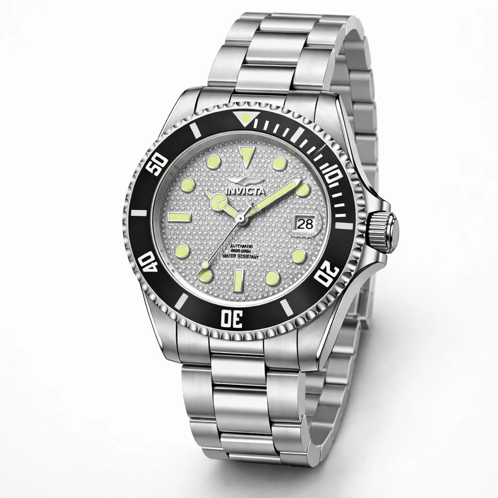 Invicta Pro Diver Velaquest Automatic Watch - 43mm. Steel (50282) 43 mm kol saati