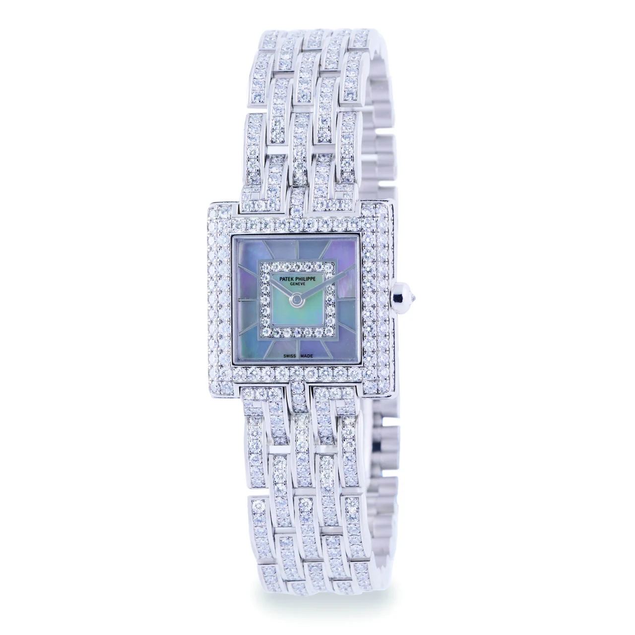 Patek Philippe PATEK PHILIPPE REF. 4874/1G-001,18K WHITE GOLD, DIAMOND & MOP kol saati