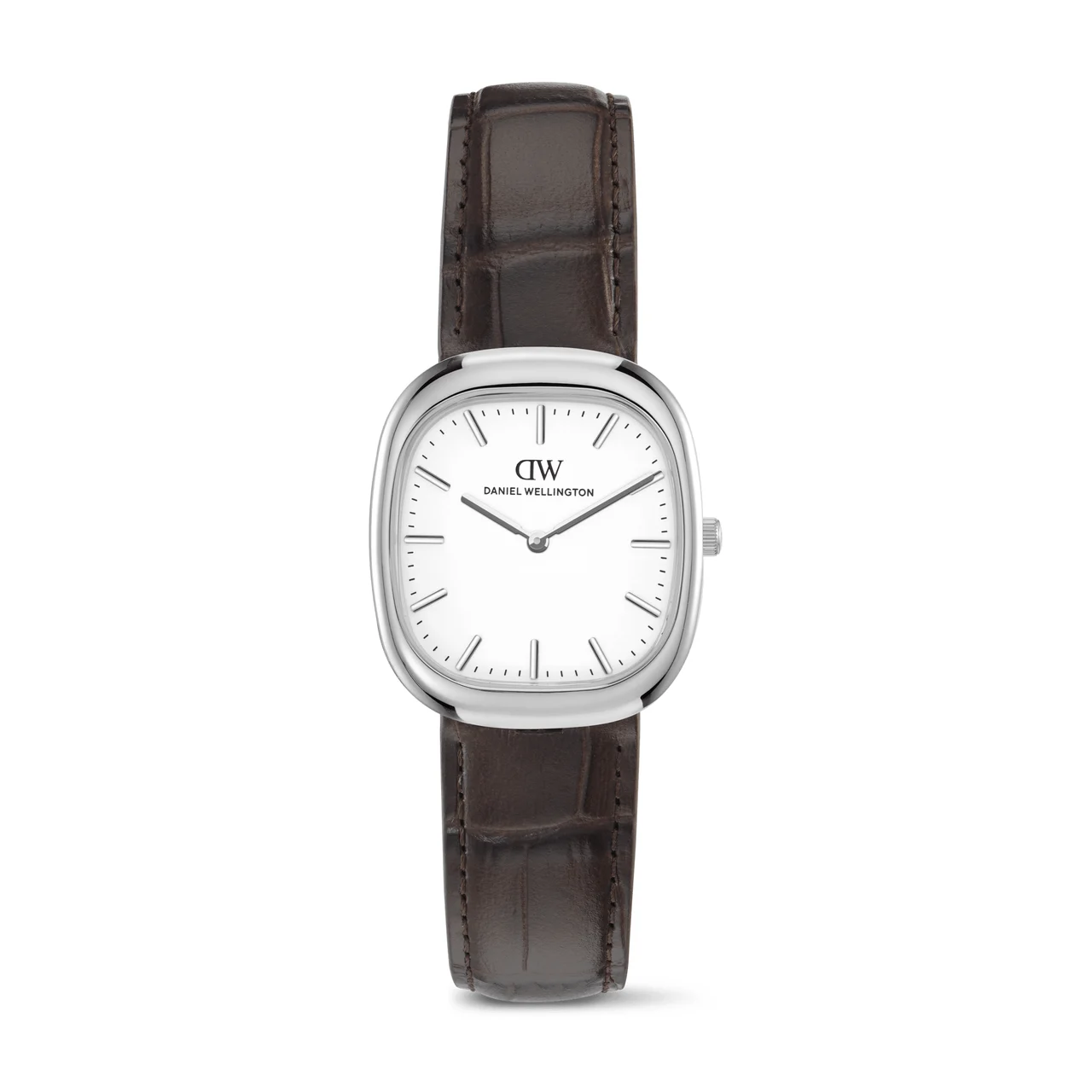 DANIEL WELLINGTON Cort Brown Leather Silver DW00100988 38 mm kol saati