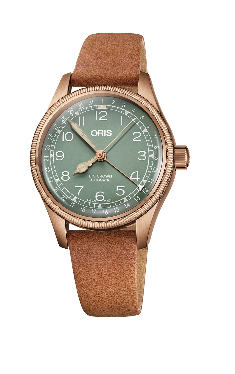 Oris Big Crown Bronze Pointer Date 01 754 7749 3167-07 5 17 66BR 36 mm kol saati