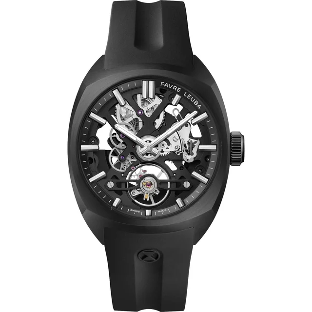Favre Leuba Chief Skeleton Black 00.20106.105.06.301 kol saati