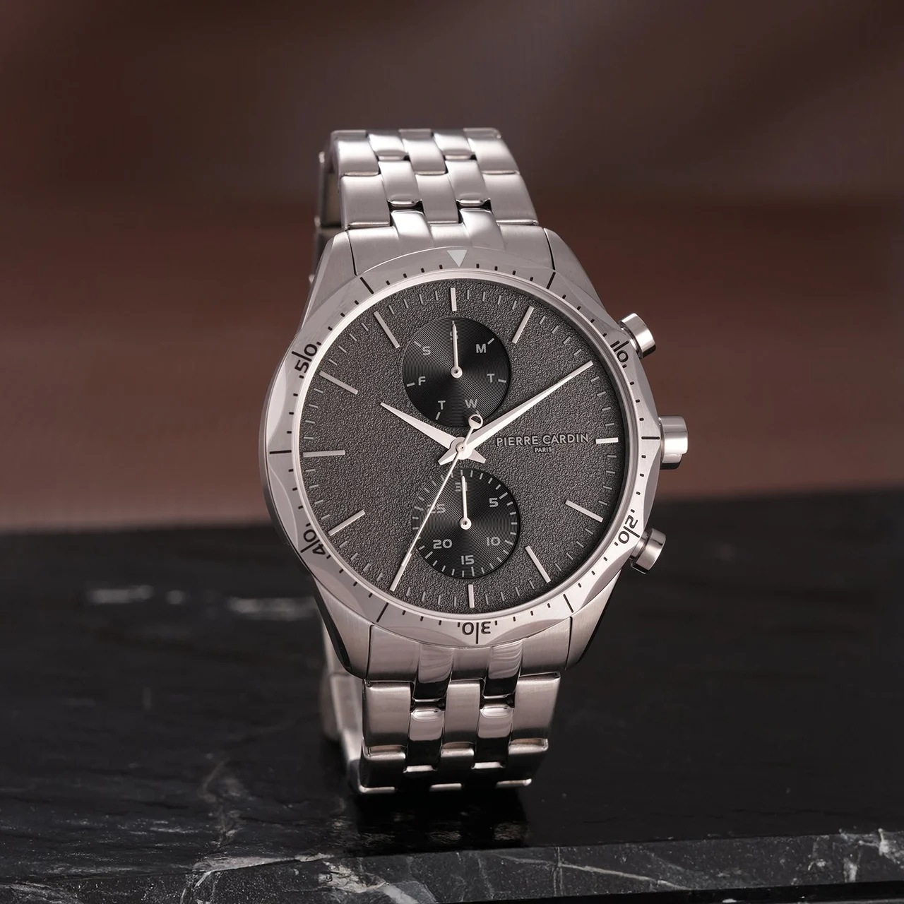 Heritage RacerTime Stainless Steel Silver with Stainless Steel Silver Strap CF.1031.MS.2 43 mm kol saati