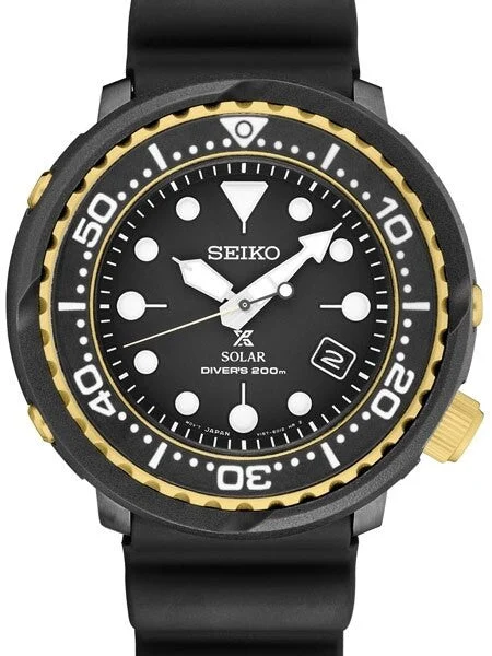 Seiko Prospex Tuna Dive Watch with Solar Movement and 47mm Case #SNE498 47 mm kol saati