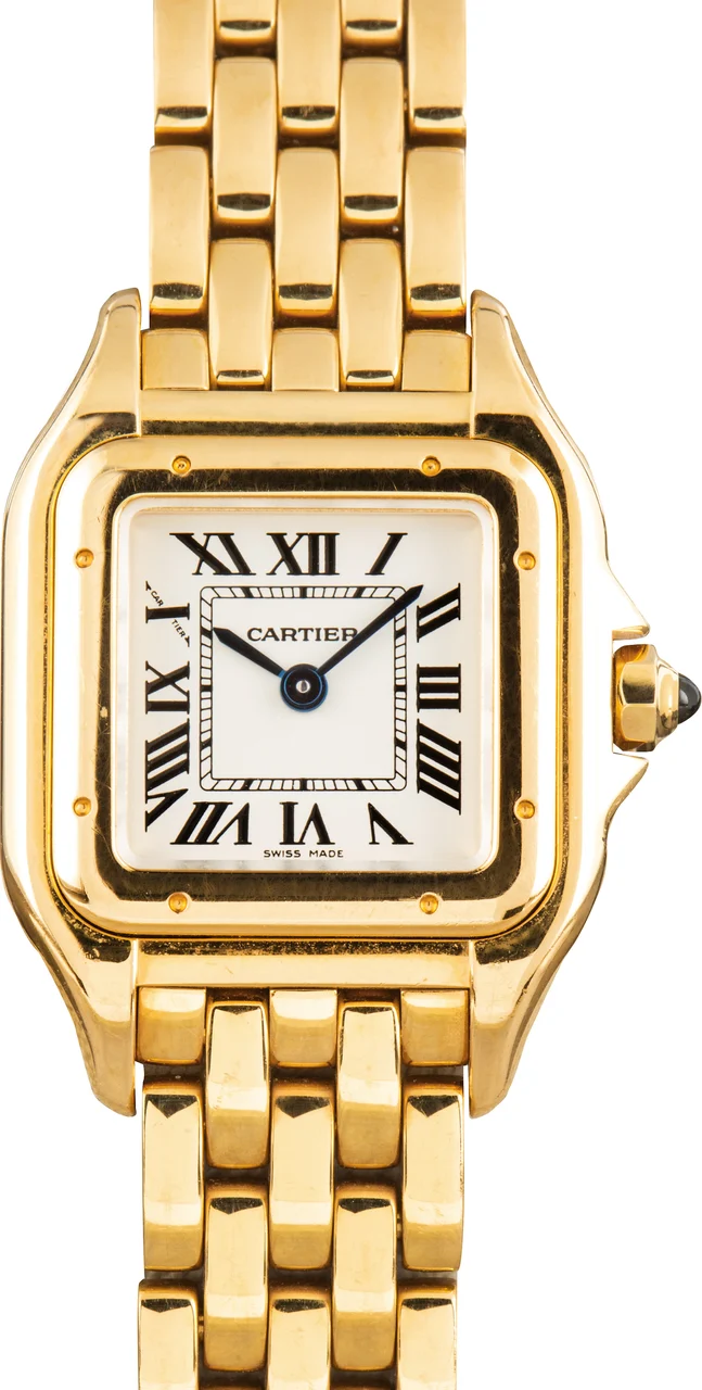 Cartier Panthere de Ref WGPN0008 18k Yellow Gold Small Model 30 mm kol saati