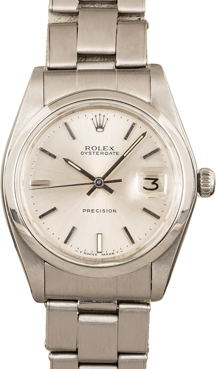 Rolex ROLEX REF. 6694 CUSTOM DIAL STAINLESS STEEL 34 mm kol saati