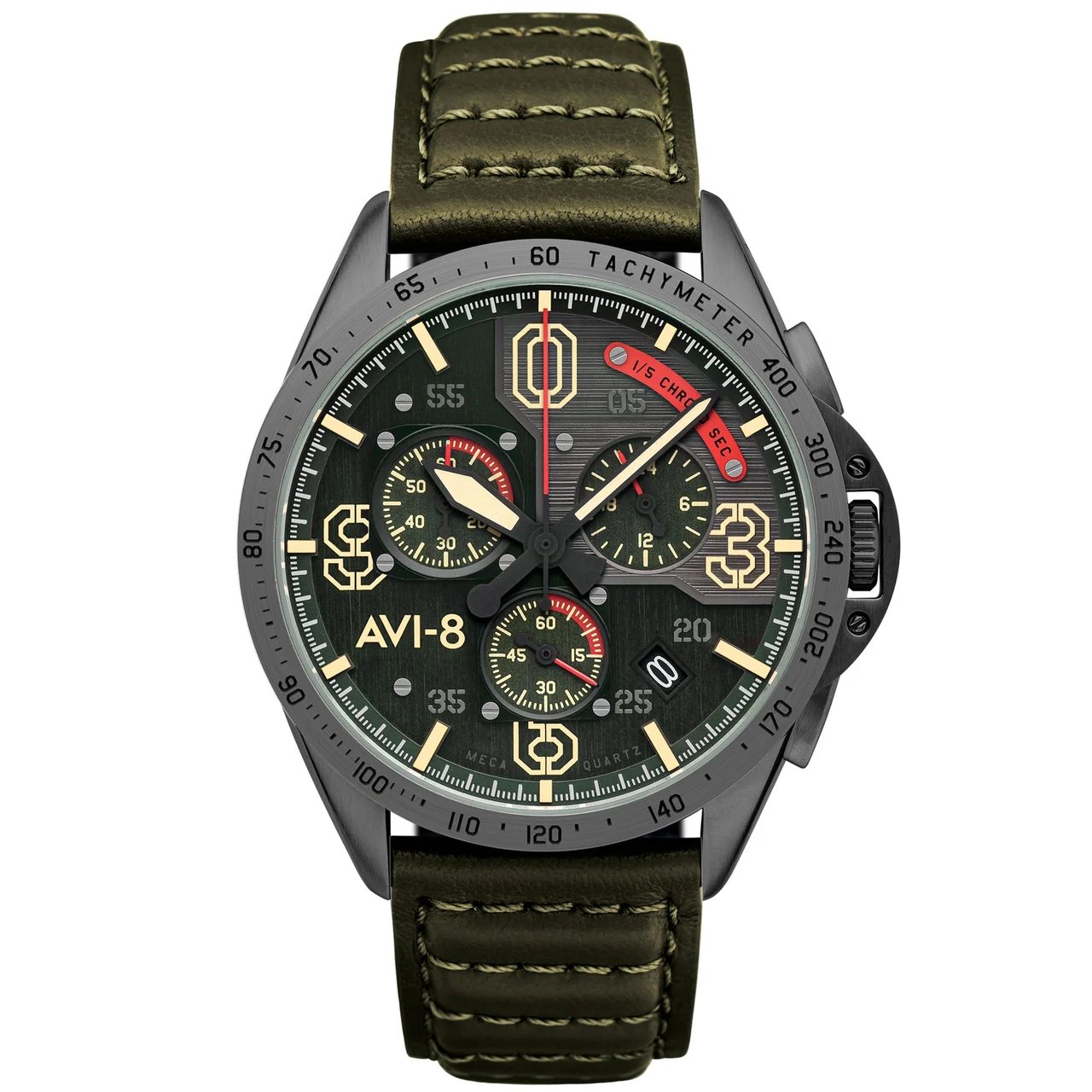 AVI-8 Mustang AV-4077-05 43 mm kol saati