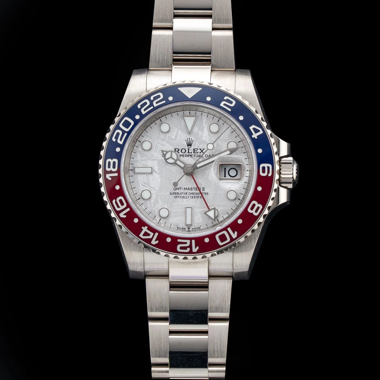 Rolex White Gold GMT-Master II 210009N32200 kol saati