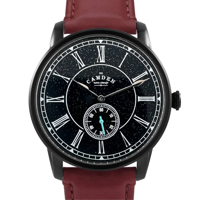 The Camden Watch Company Celestial Edition on Oxblood Italian Leather No.29 Celestial Edit