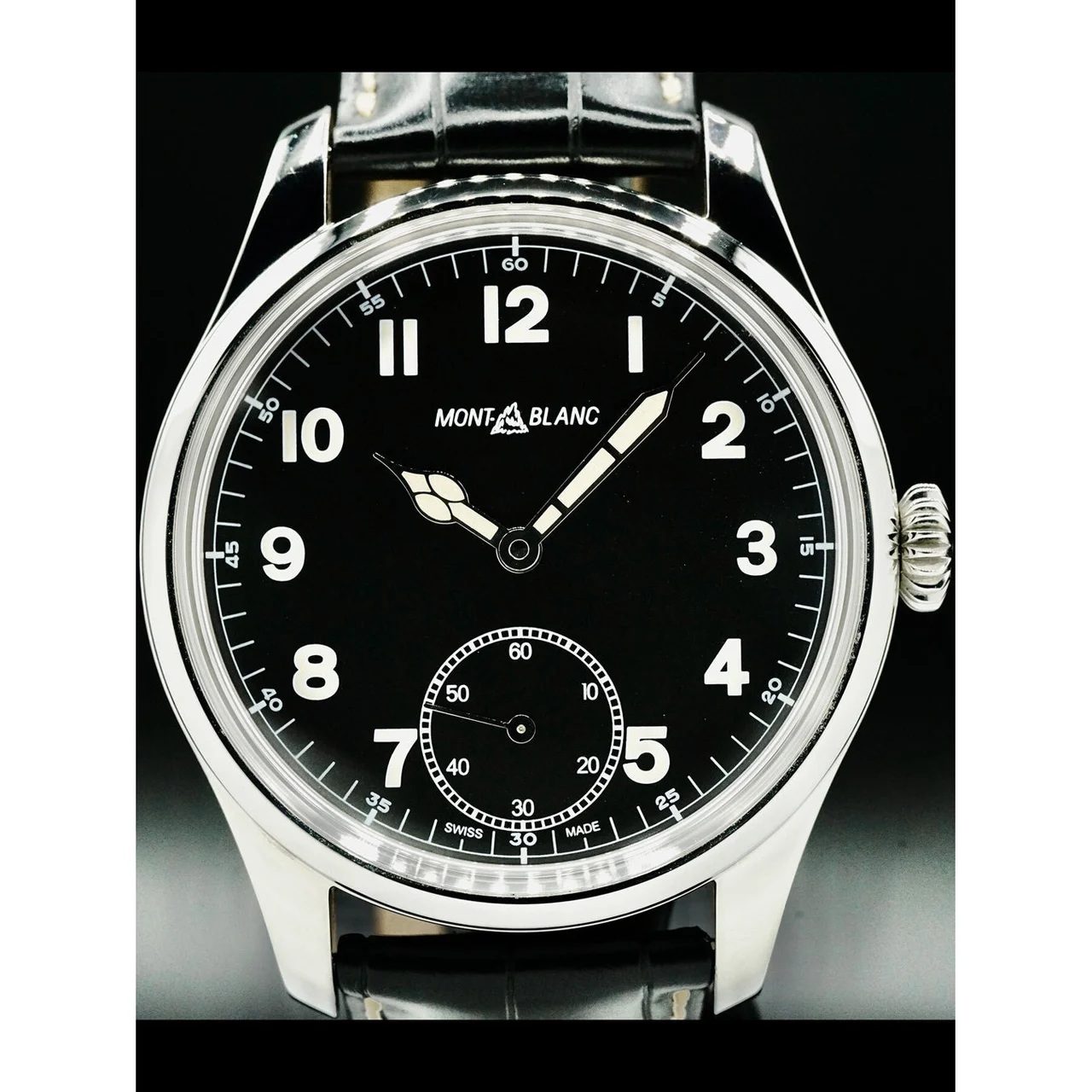 Montblanc Small Second 1858 Limited Edition 210000039654 44 mm kol saati