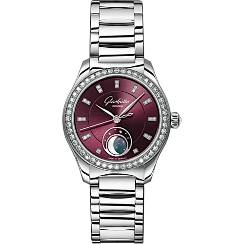 Glashutte Original Glashütte Original 1-35-14-10-12-14 Serenade Luna 32.5 mm kol saati