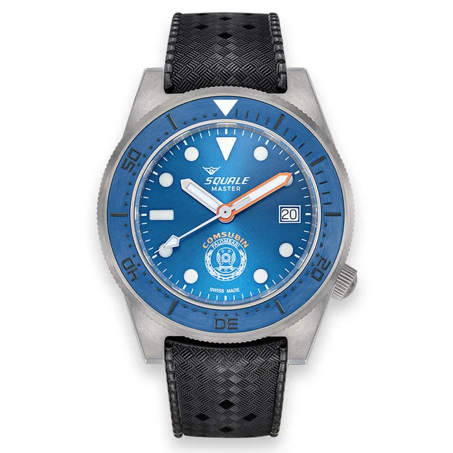 Squale Grade 5 Titanium Master X Palombari Del Comsubin 1200 Meter Dive Watch #MASTERGOS k