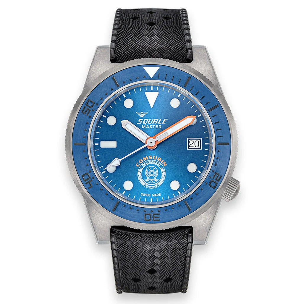 Squale Grade 5 Titanium Master X Palombari Del Comsubin 1200 Meter Dive Watch #MASTERGOS kol saati