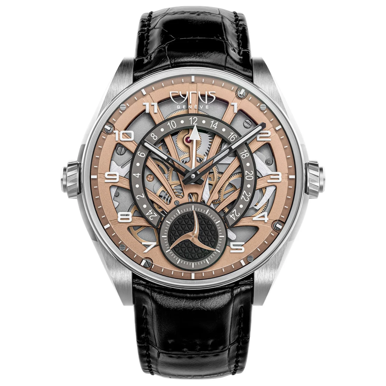 Cyrus Dominion GMT Titanium 528.507.TT.A 42 mm kol saati