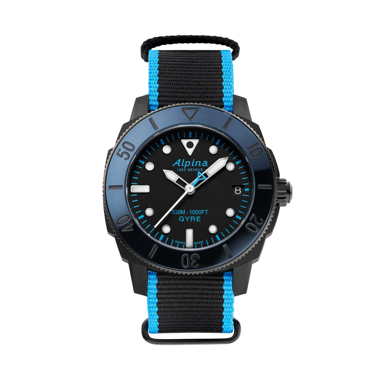 ALPINA Seastrong AL-525LBN3VG6 36 mm kol saati