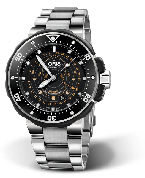 Oris ProDiver Pointer Moon 01 761 7682 7134-Set kol saati