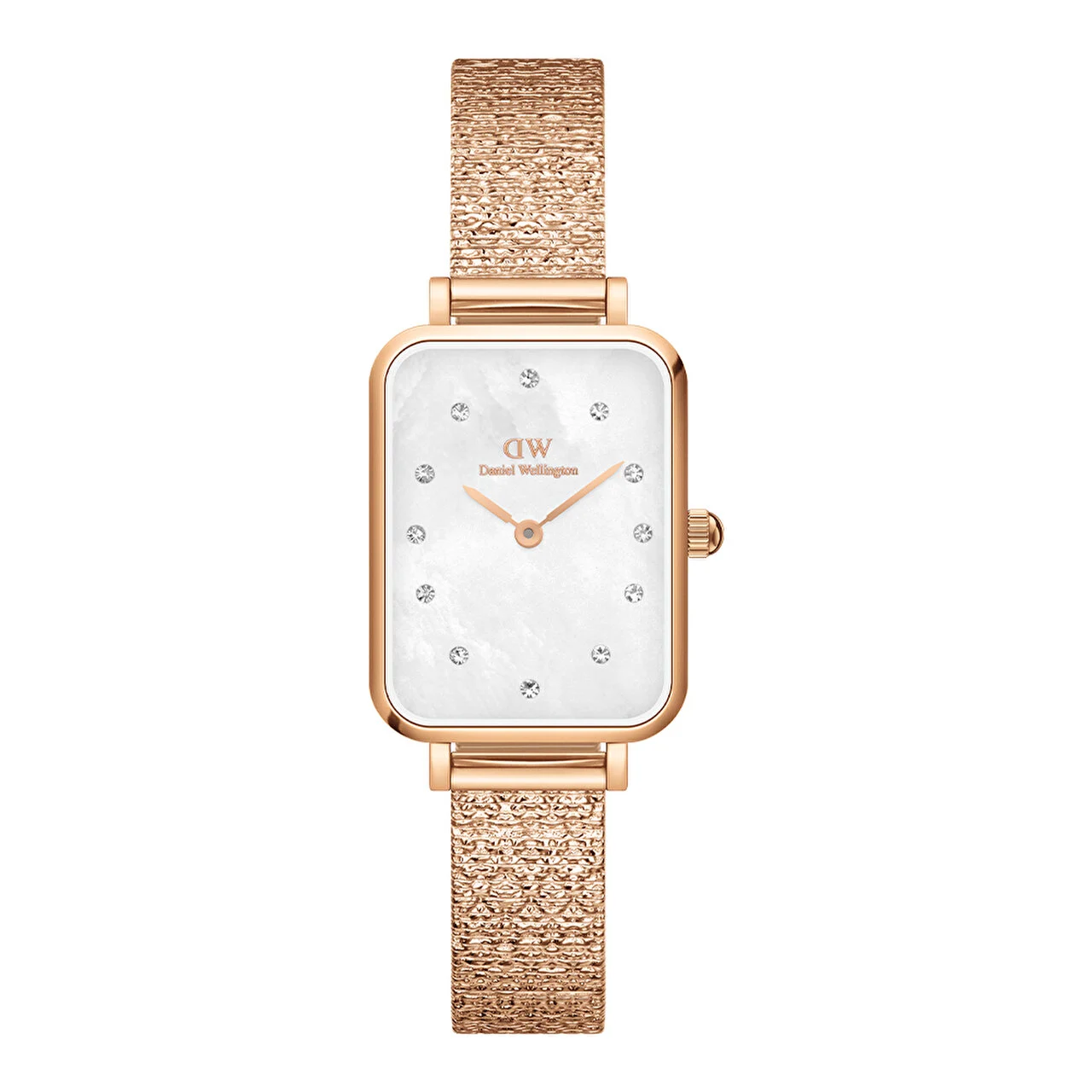DANIEL WELLINGTON Quadro Lumine Pressed Piano DW00600578 20 mm kol saati