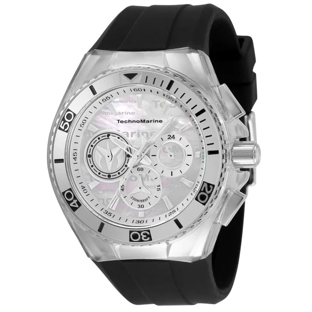 Invicta TechnoMarine Cruise California Watch w/ Mother of Pearl Dial - 46.65mm, Black (TM-