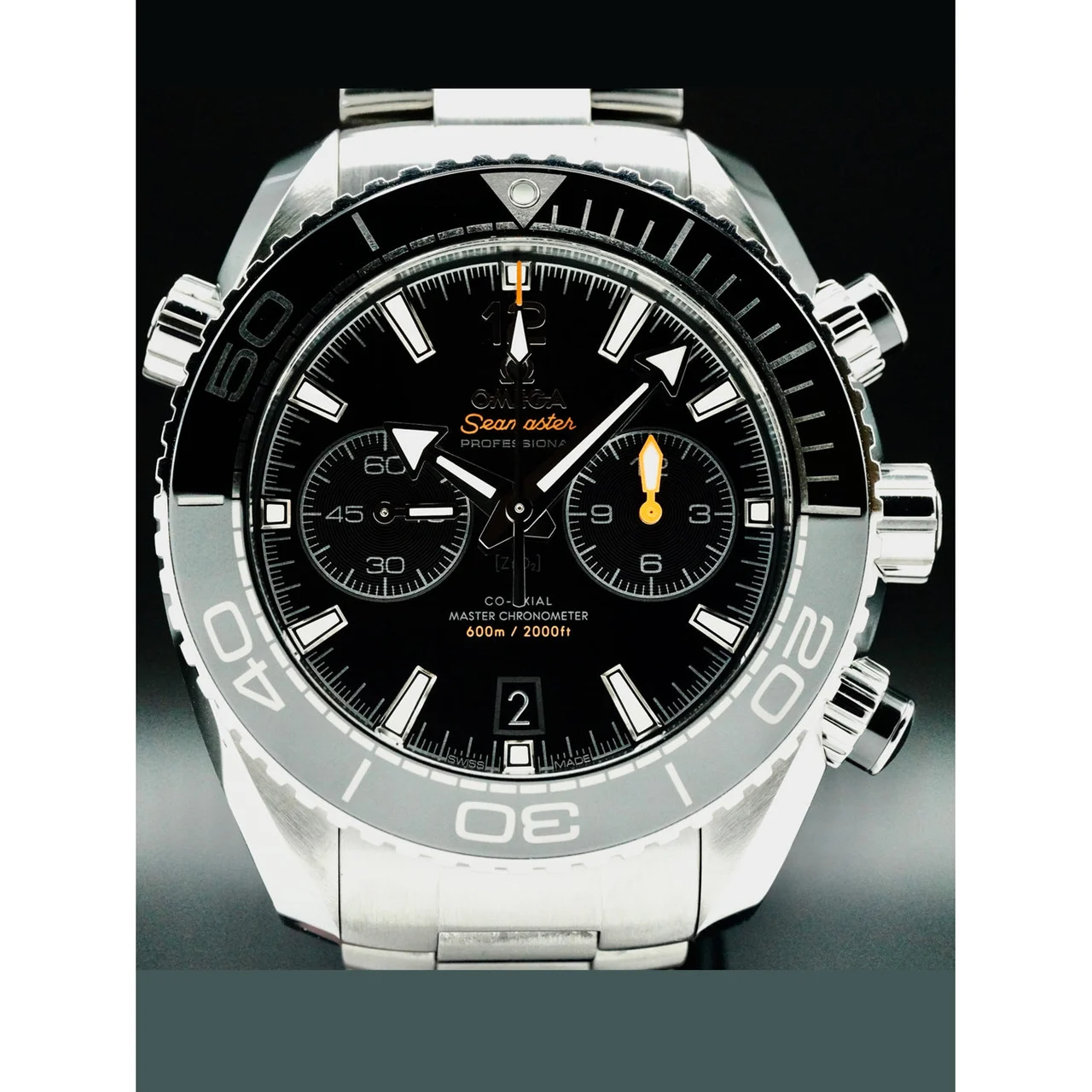 OMEGA Planet Ocean 600M Co-Axial Master Chronometer Chronograph 45.5mm 210000055085 45.5 mm kol saati
