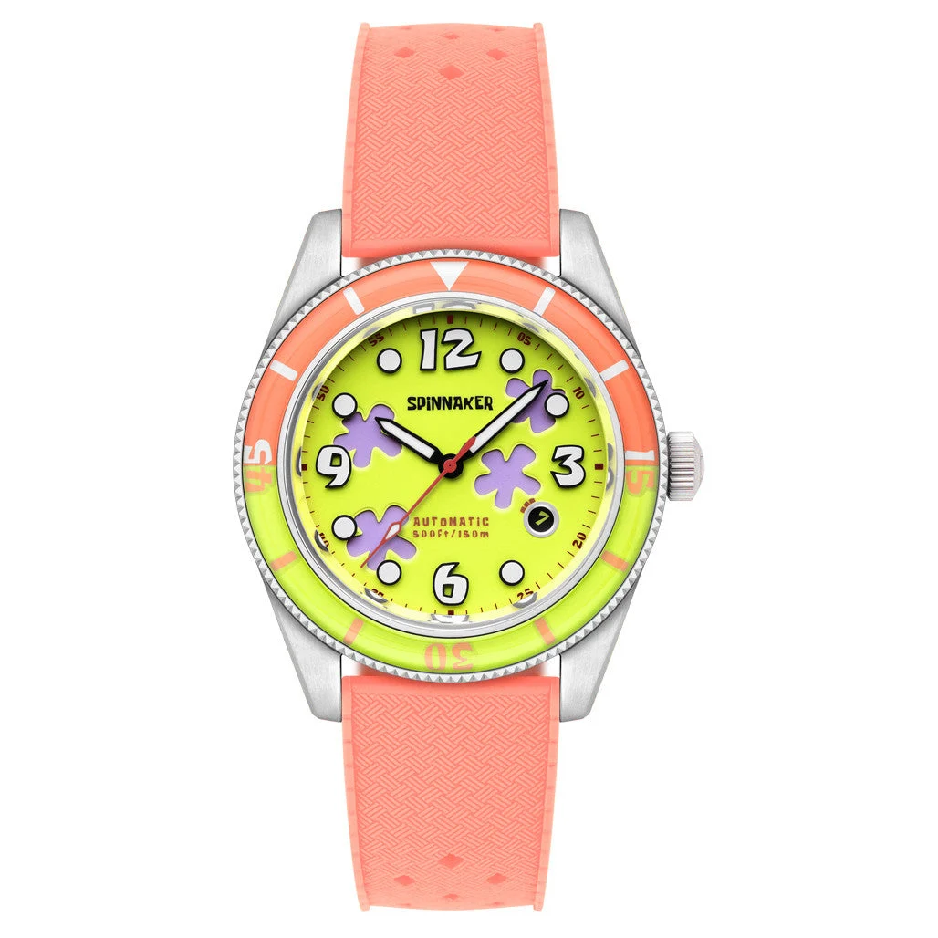 Spinnaker Fleuss Automatic SpongebBob SquarePants Conch Street LE Patrick Pants #SP-5151-02 kol saati