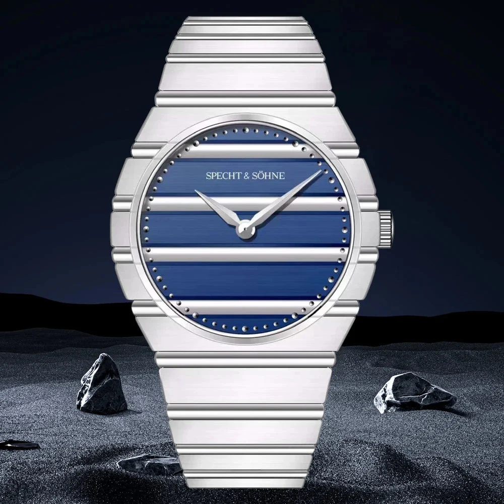 Tandorio Watches (Not Available anymore) Quartz Fashion Watch Specht & Söhne 37MM POL Watches Ultra thin Sapphire Quartz Watch Relogio Masculino 1005008704574842-Gold 37 mm kol saati